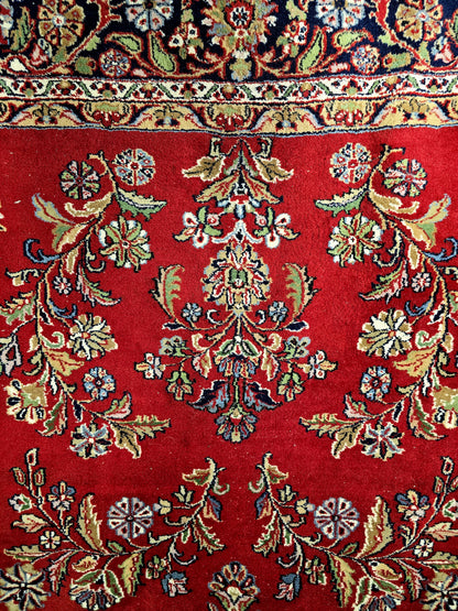Groot Perzisch tapijt Sarough 349x240 wollen vloerkleed