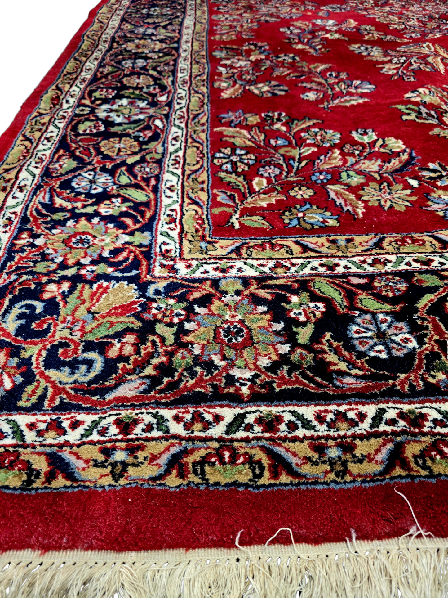 Groot Perzisch tapijt Sarough 349x240 wollen vloerkleed