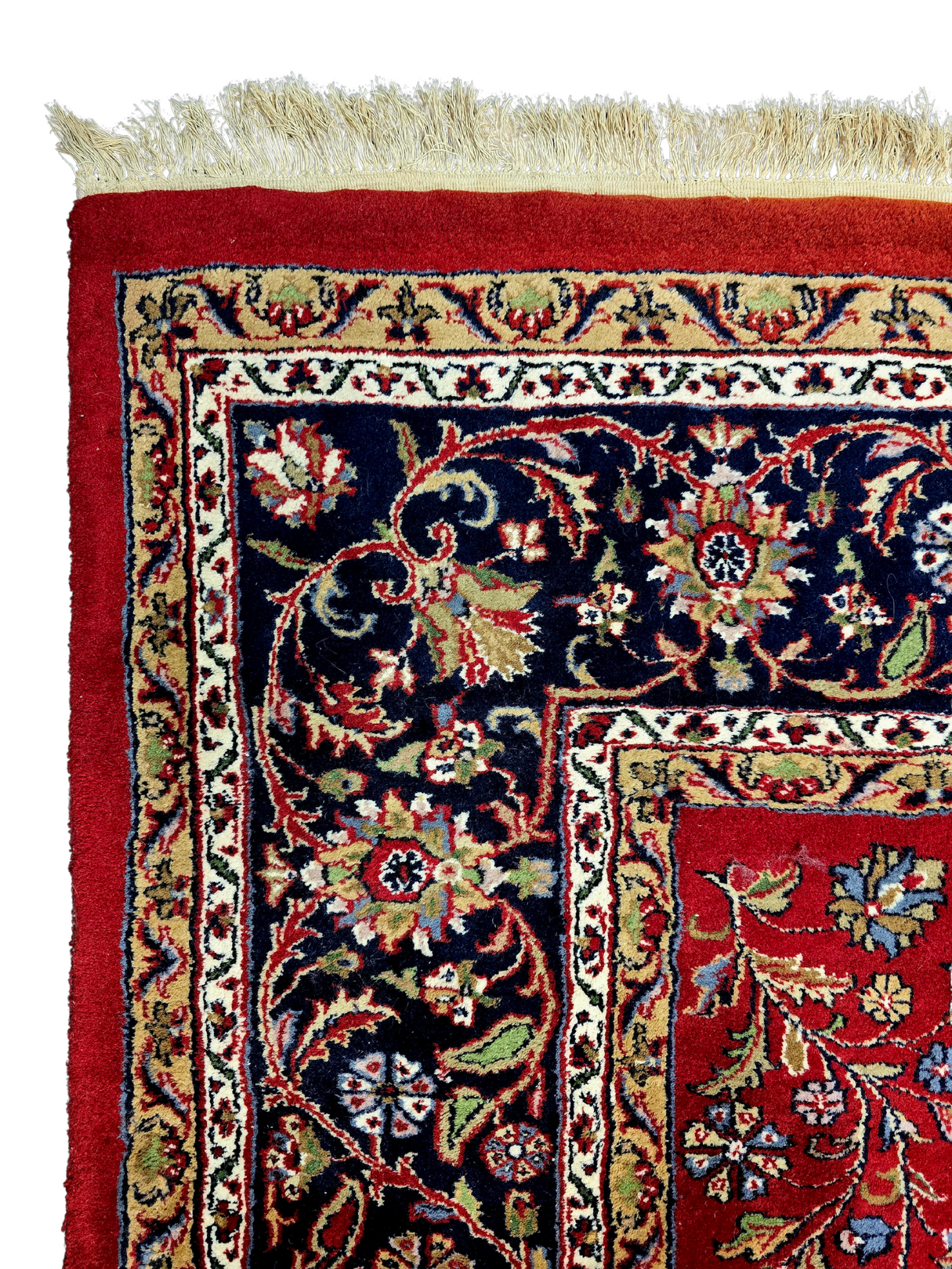Groot Perzisch tapijt Sarough 349x240 wollen vloerkleed