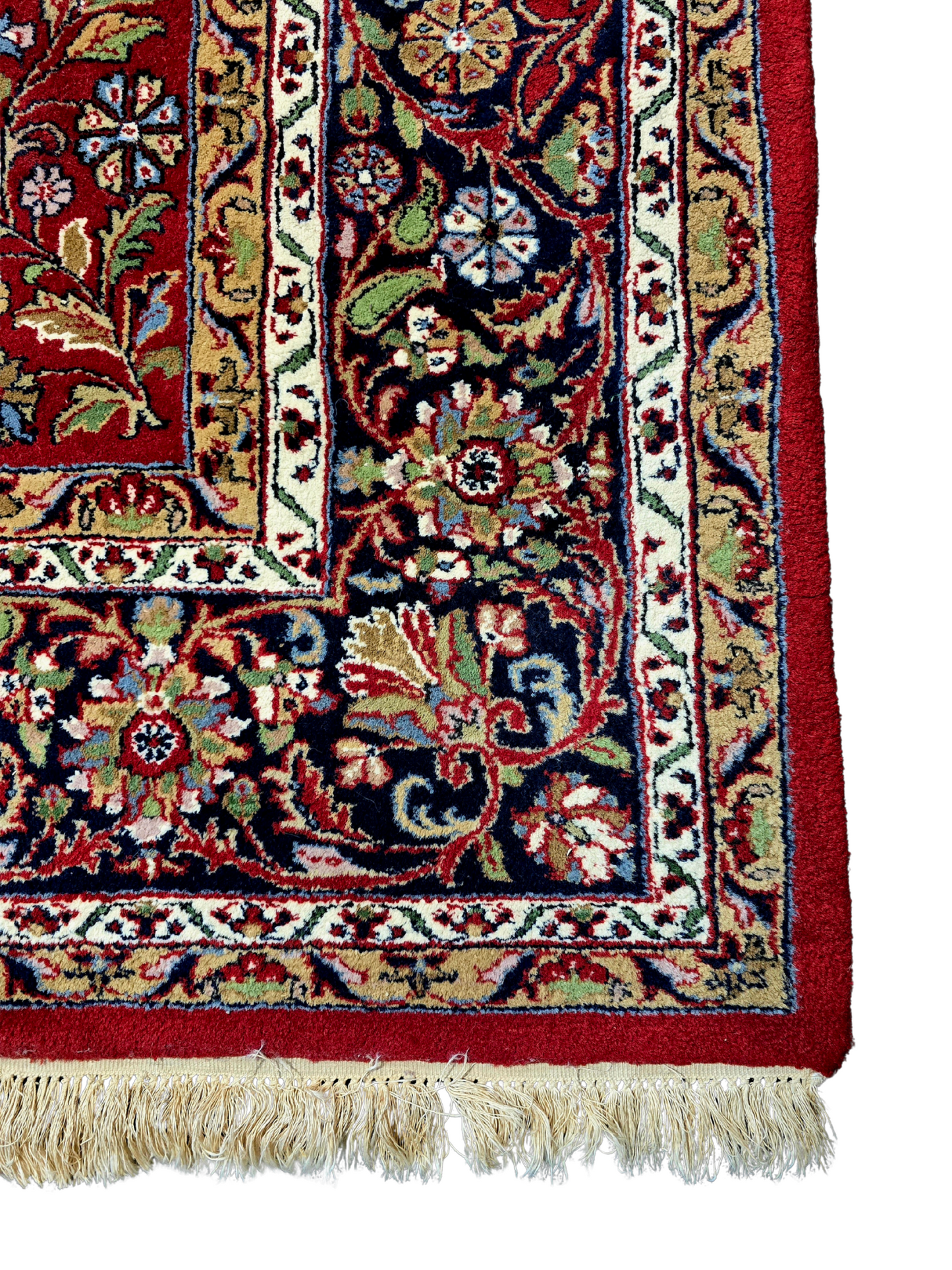 Groot Perzisch tapijt Sarough 349x240 wollen vloerkleed