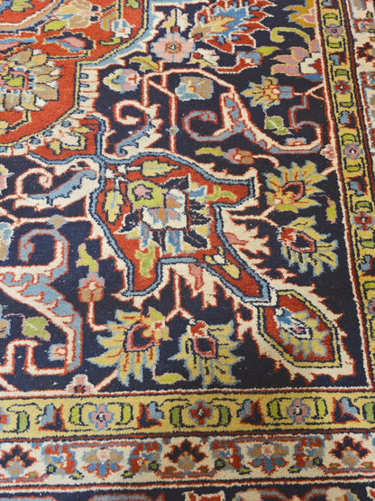 Groot perzisch tapijt Mashad 350x250 wollen vloerkleed handgeknoopt
