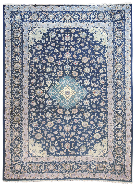 Perzisch Tapijt Kirman 340x250 wollen vloerkleed handegeknoopt iran