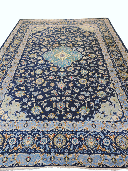 Perzisch Tapijt Kirman 340x250 wollen vloerkleed handegeknoopt iran