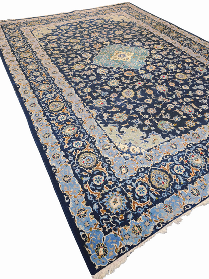 Perzisch Tapijt Kirman 340x250 wollen vloerkleed handegeknoopt iran