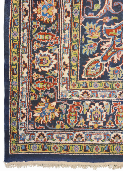 Groot perzisch tapijt Mashad 350x250 wollen vloerkleed handgeknoopt