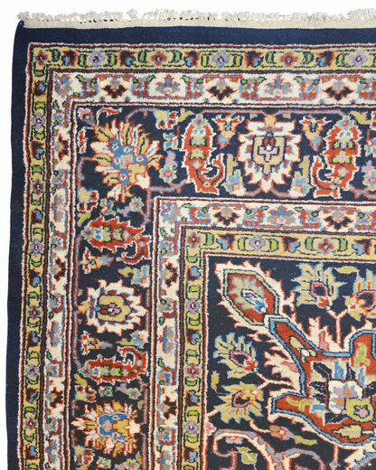 Groot perzisch tapijt Mashad 350x250 wollen vloerkleed handgeknoopt