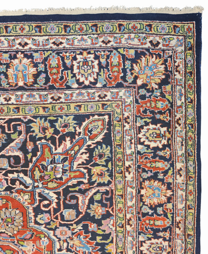 Groot perzisch tapijt Mashad 350x250 wollen vloerkleed handgeknoopt