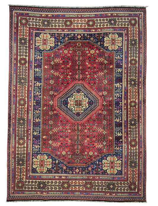 Groot Perzisch Tapijt Shiras 350x250 wollen vloerkleed handgeknoopt