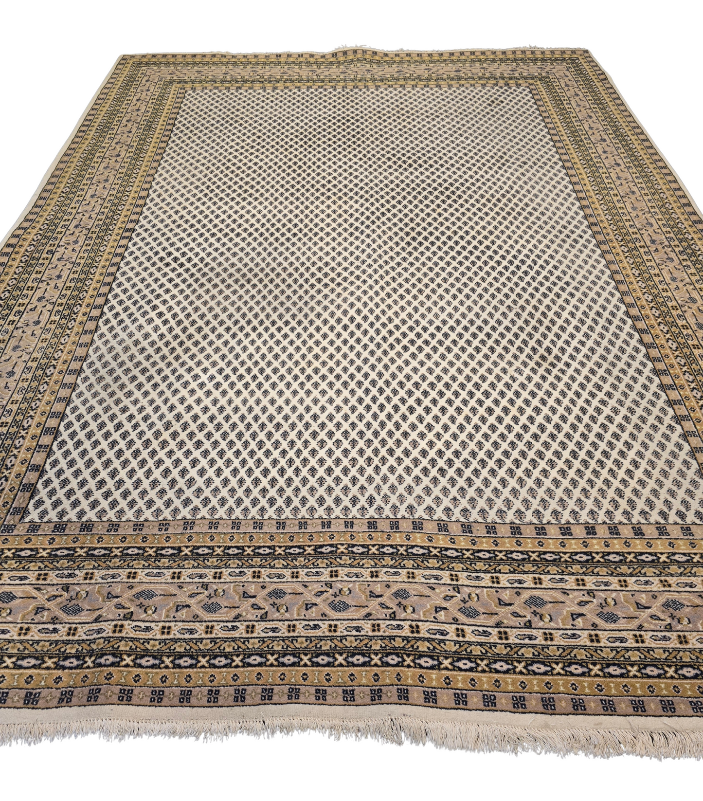 Groot Perzich Tapijt Sarough Mir 350x250 wollen vloerkleed handgeknoopt