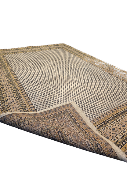 Groot Perzich Tapijt Sarough Mir 350x250 wollen vloerkleed handgeknoopt
