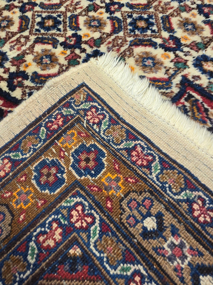 Groot Perzisch tapijt Moud 4x3 wollen vloerkleed handgeknoopt Iran