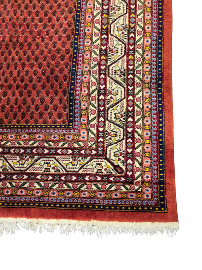 Groot perzisch tapijt Sarough Mir 350x250 wollen vloerkleed handgekoopt