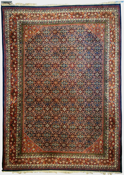 Groot perzisch tapijt Tabriz 360x265 wollen vloerkleed handgeknoopt