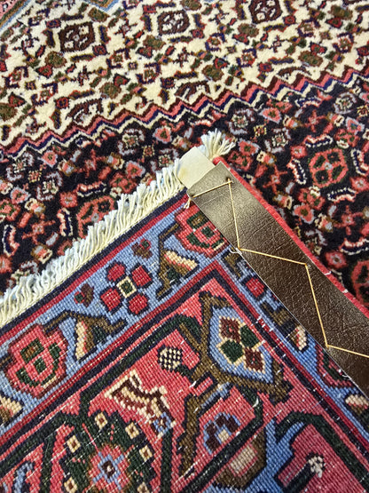 Groot perzisch tapijt Senneh 350x250 wollen vloerkleed handgeknoopt Iran