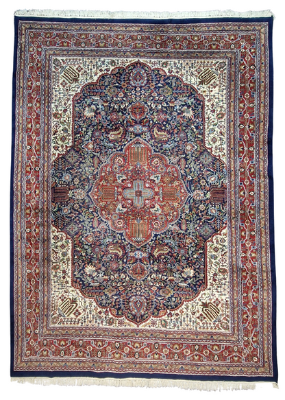 Groot Perzisch tapijt Mahal 350x250 wollen vloerkleed