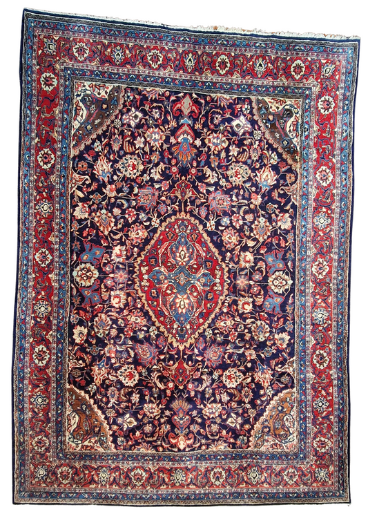Groot Perzisch Tapijt  Kashan 360x250 wollen vloerkleed Iran