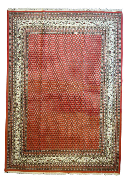 groot perzisch tapijt Sarough 350x250 wollen vloerkleed hndgeknoopt