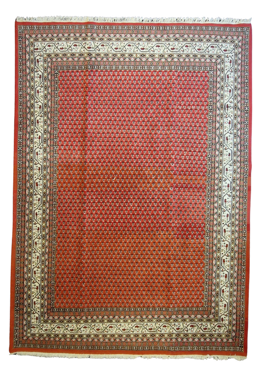 groot perzisch tapijt Sarough 350x250 wollen vloerkleed hndgeknoopt