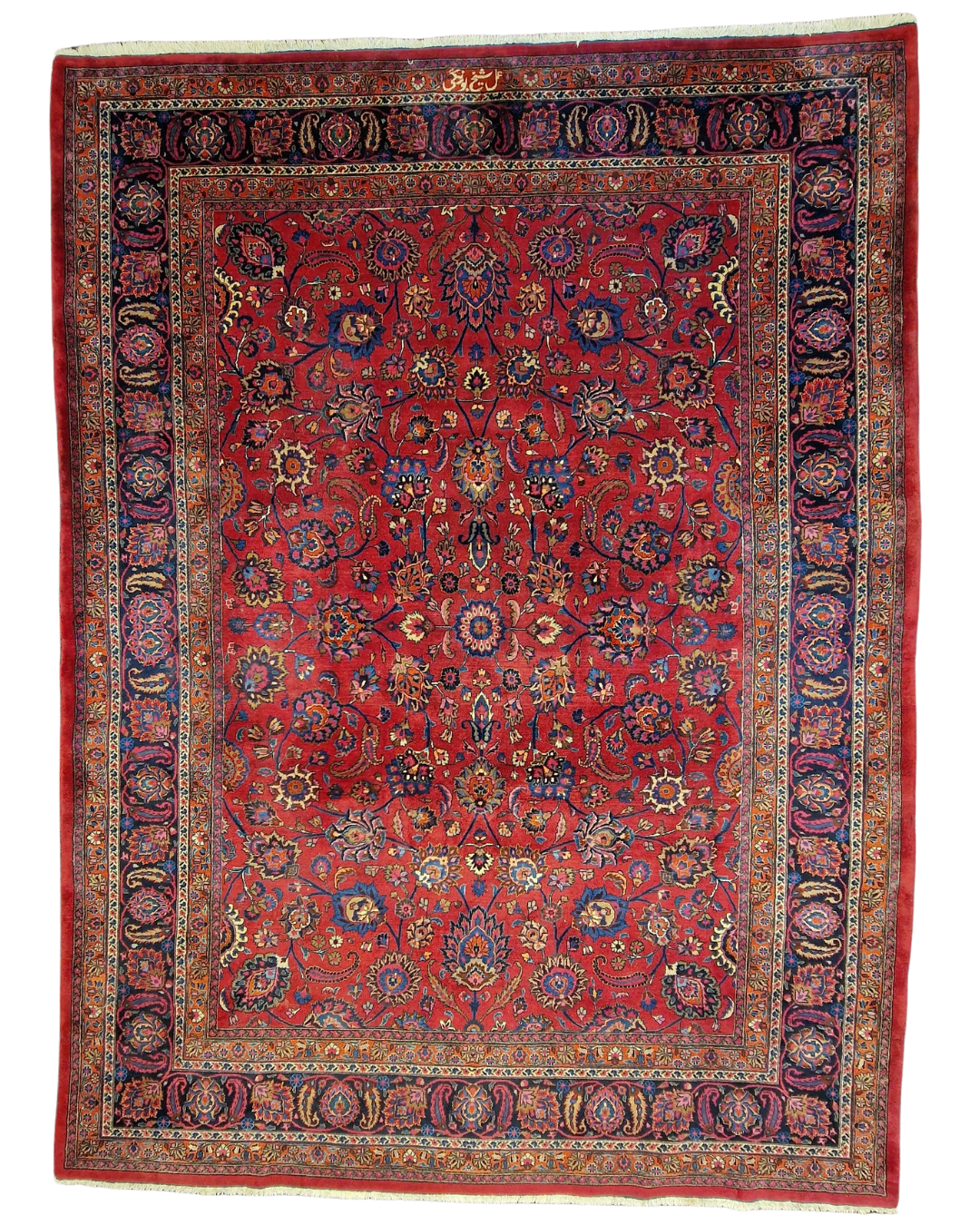 Xxl groot perzisch tapijt Mashad 420x310 wollen vloerkleed Iran