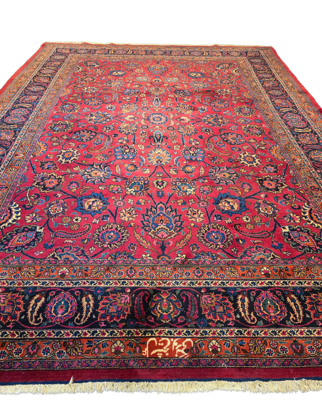 Xxl groot perzisch tapijt Mashad 420x310 wollen vloerkleed Iran