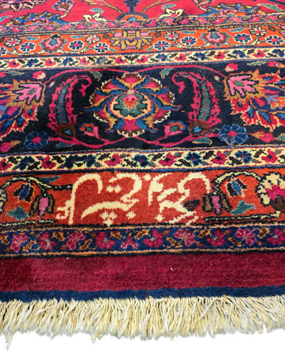 Xxl groot perzisch tapijt Mashad 420x310 wollen vloerkleed Iran