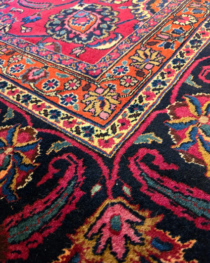 Xxl groot perzisch tapijt Mashad 420x310 wollen vloerkleed Iran