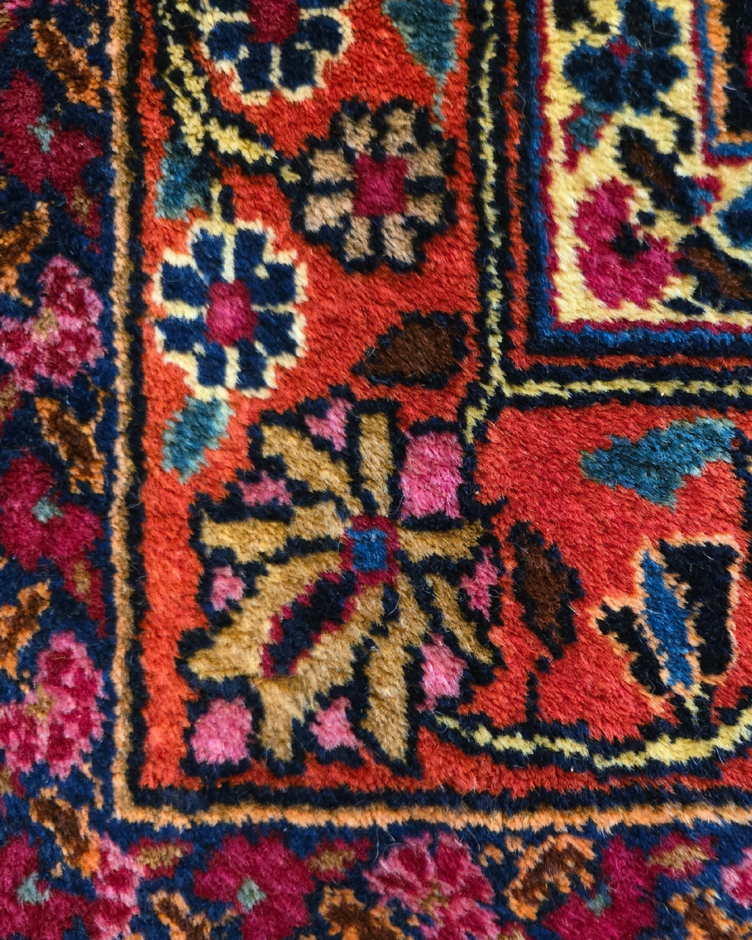 Xxl groot perzisch tapijt Mashad 420x310 wollen vloerkleed Iran