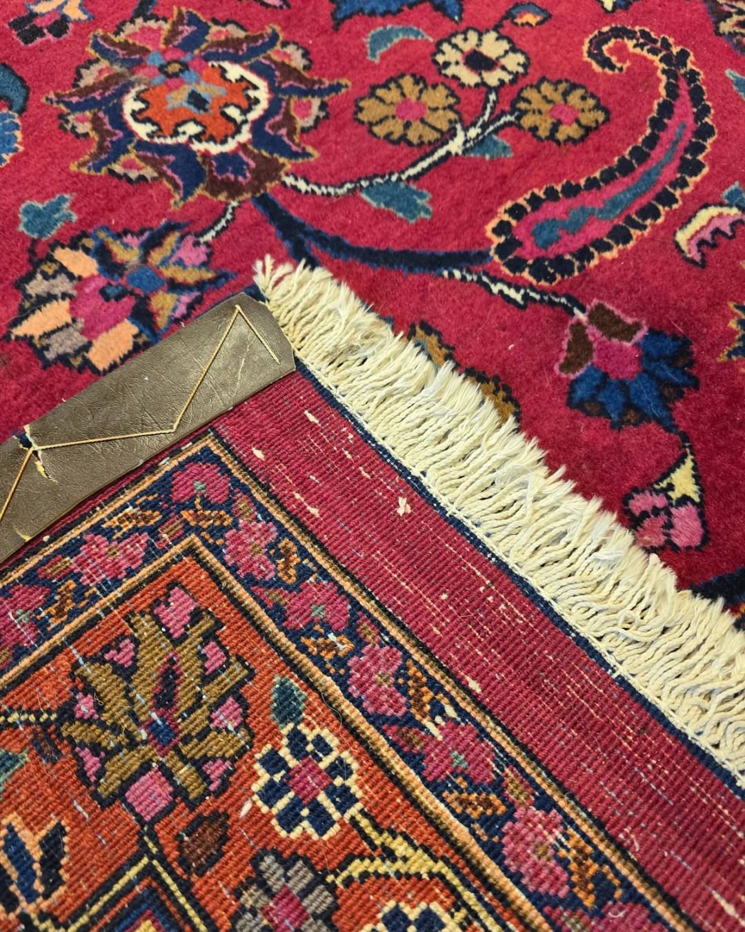 Xxl groot perzisch tapijt Mashad 420x310 wollen vloerkleed Iran