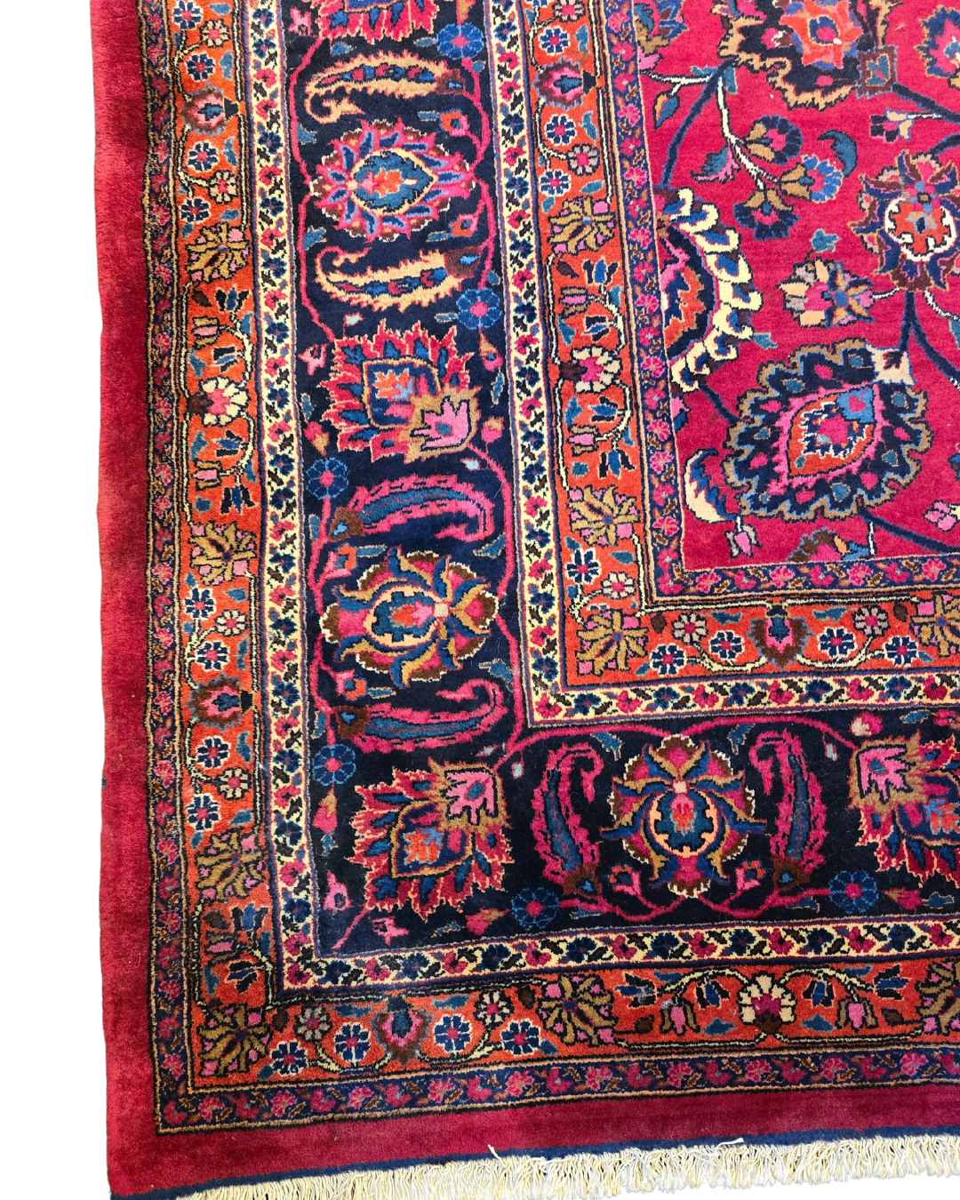 Xxl groot perzisch tapijt Mashad 420x310 wollen vloerkleed Iran