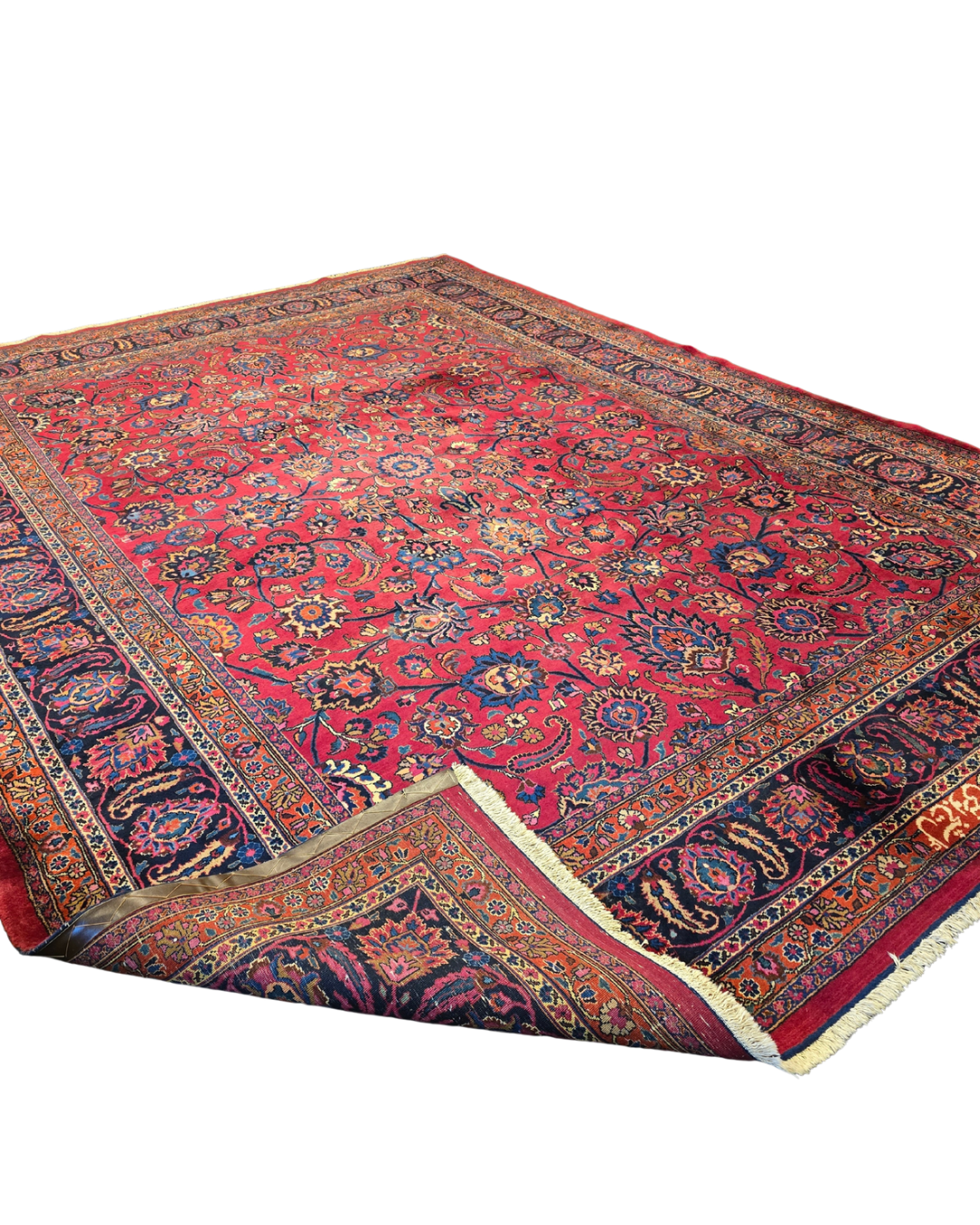 Xxl groot perzisch tapijt Mashad 420x310 wollen vloerkleed Iran