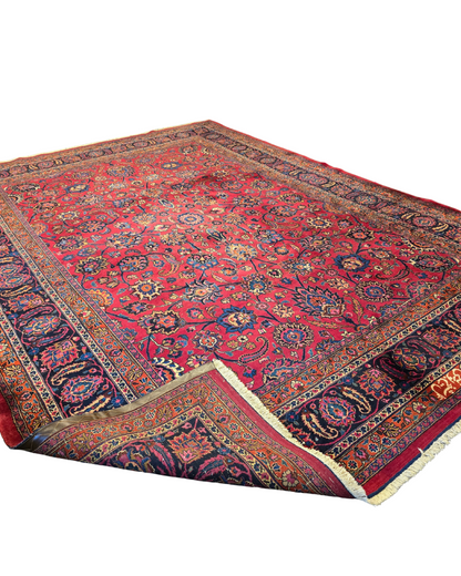 Xxl groot perzisch tapijt Mashad 420x310 wollen vloerkleed Iran