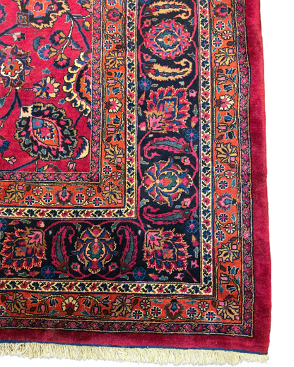 Xxl groot perzisch tapijt Mashad 420x310 wollen vloerkleed Iran