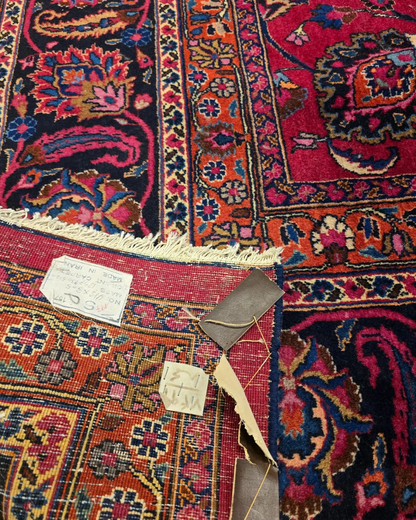 Xxl groot perzisch tapijt Mashad 420x310 wollen vloerkleed Iran