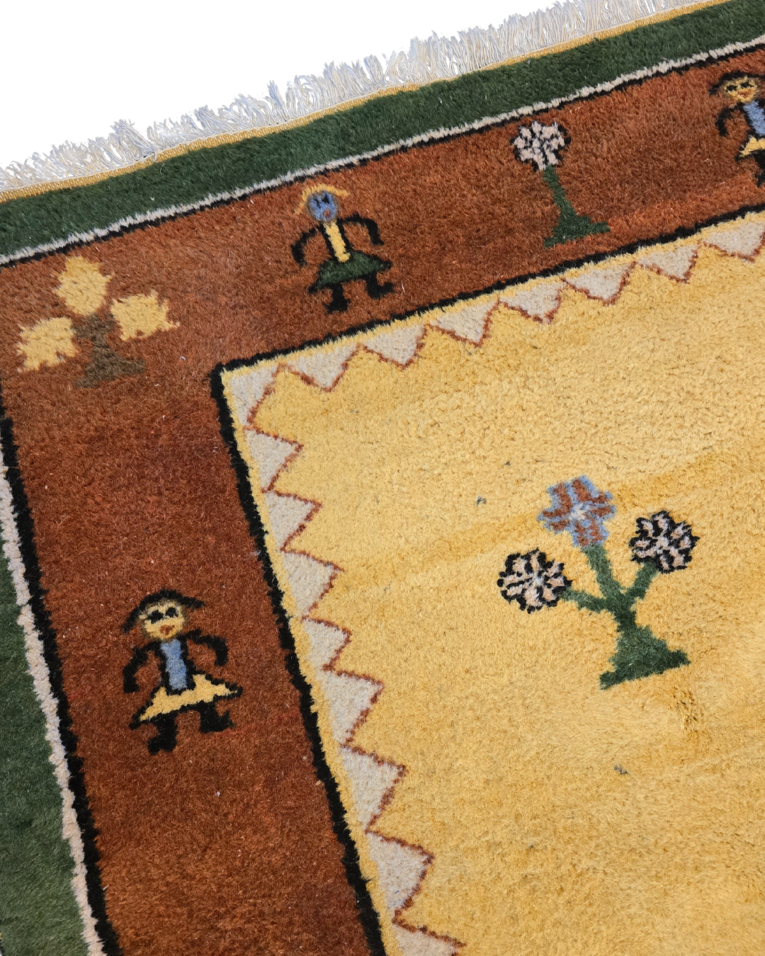 Groot Perzisch tapijt Gabbeh 360x260 wollen vloerkleed handgeknoopt