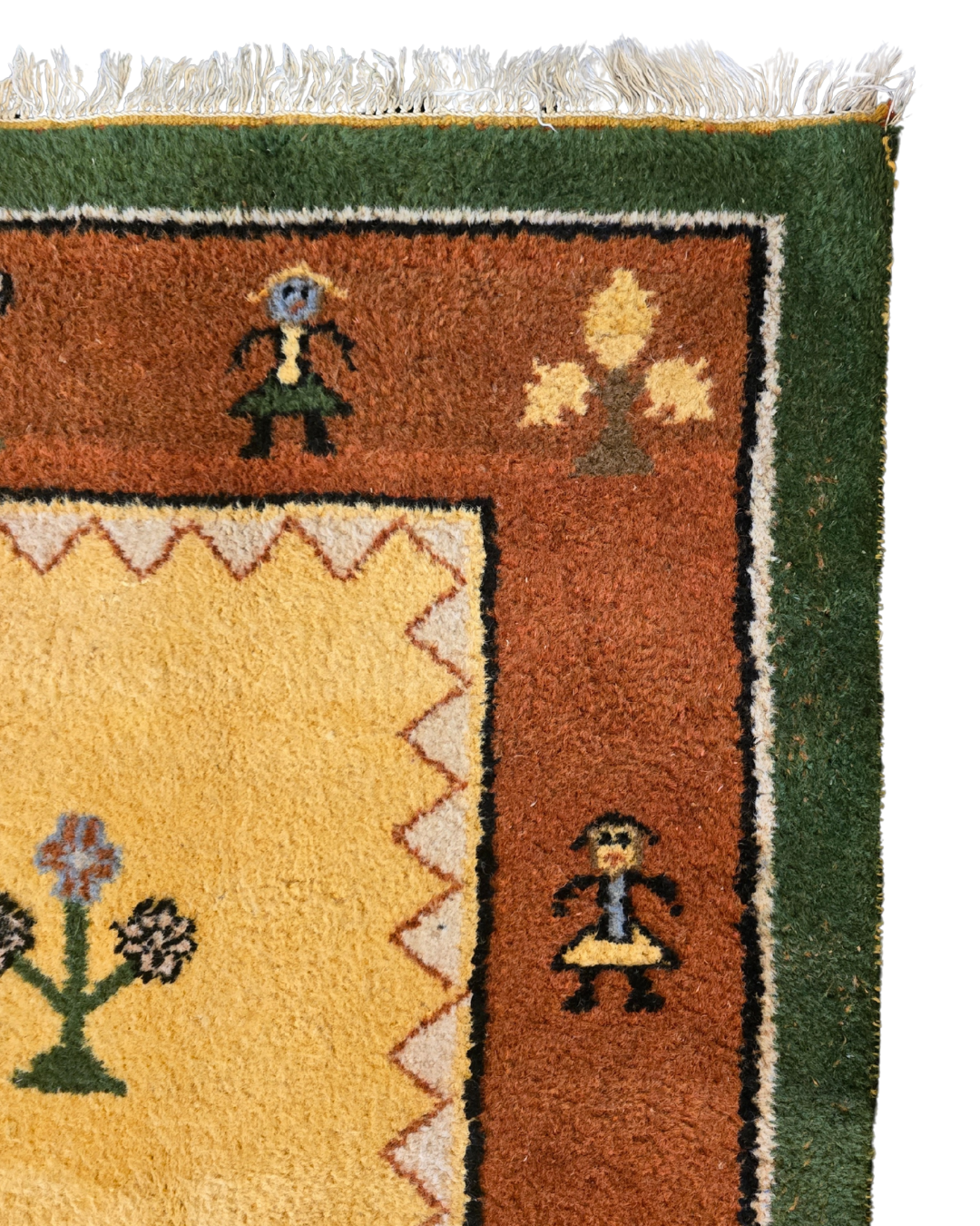 Groot Perzisch tapijt Gabbeh 360x260 wollen vloerkleed handgeknoopt