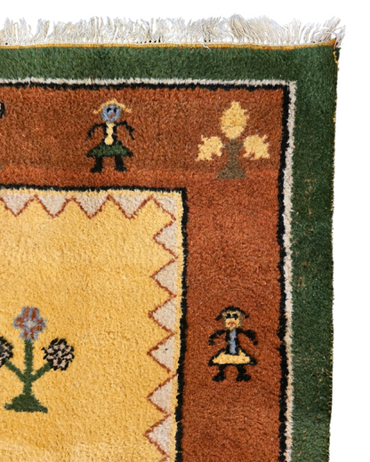 Groot Perzisch tapijt Gabbeh 360x260 wollen vloerkleed handgeknoopt