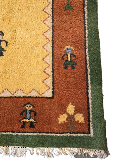 Groot Perzisch tapijt Gabbeh 360x260 wollen vloerkleed handgeknoopt