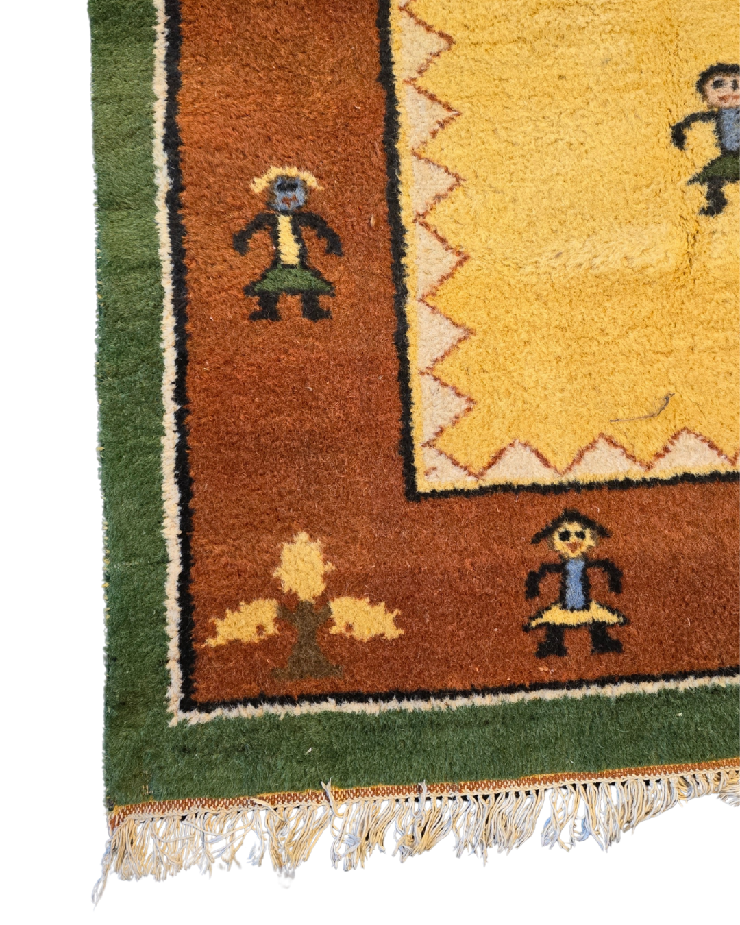 Groot Perzisch tapijt Gabbeh 360x260 wollen vloerkleed handgeknoopt