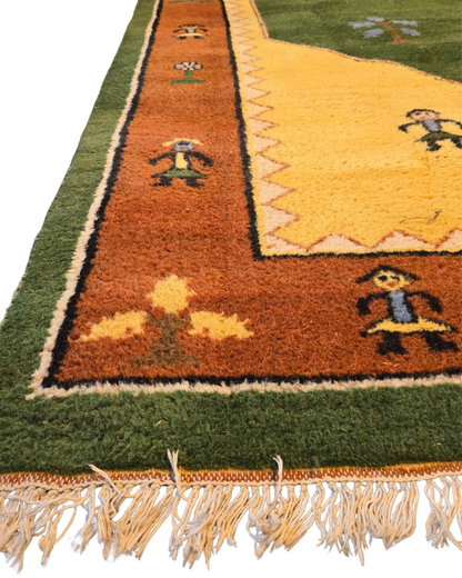 Groot Perzisch tapijt Gabbeh 360x260 wollen vloerkleed handgeknoopt