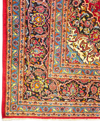 Groot Perzisch tapijt Kashan 365x240 wollen vloerkleed iran