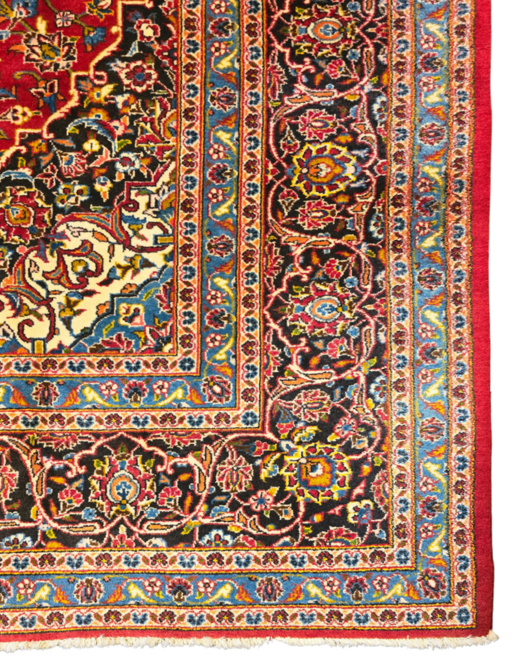 Groot Perzisch tapijt Kashan 365x240 wollen vloerkleed iran