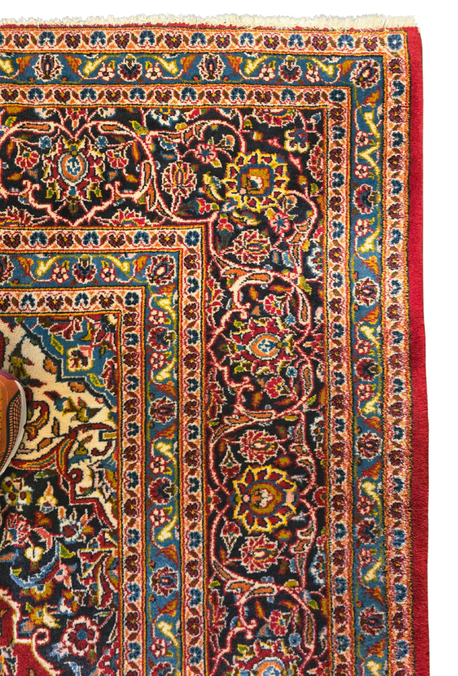 Groot Perzisch tapijt Kashan 365x240 wollen vloerkleed iran