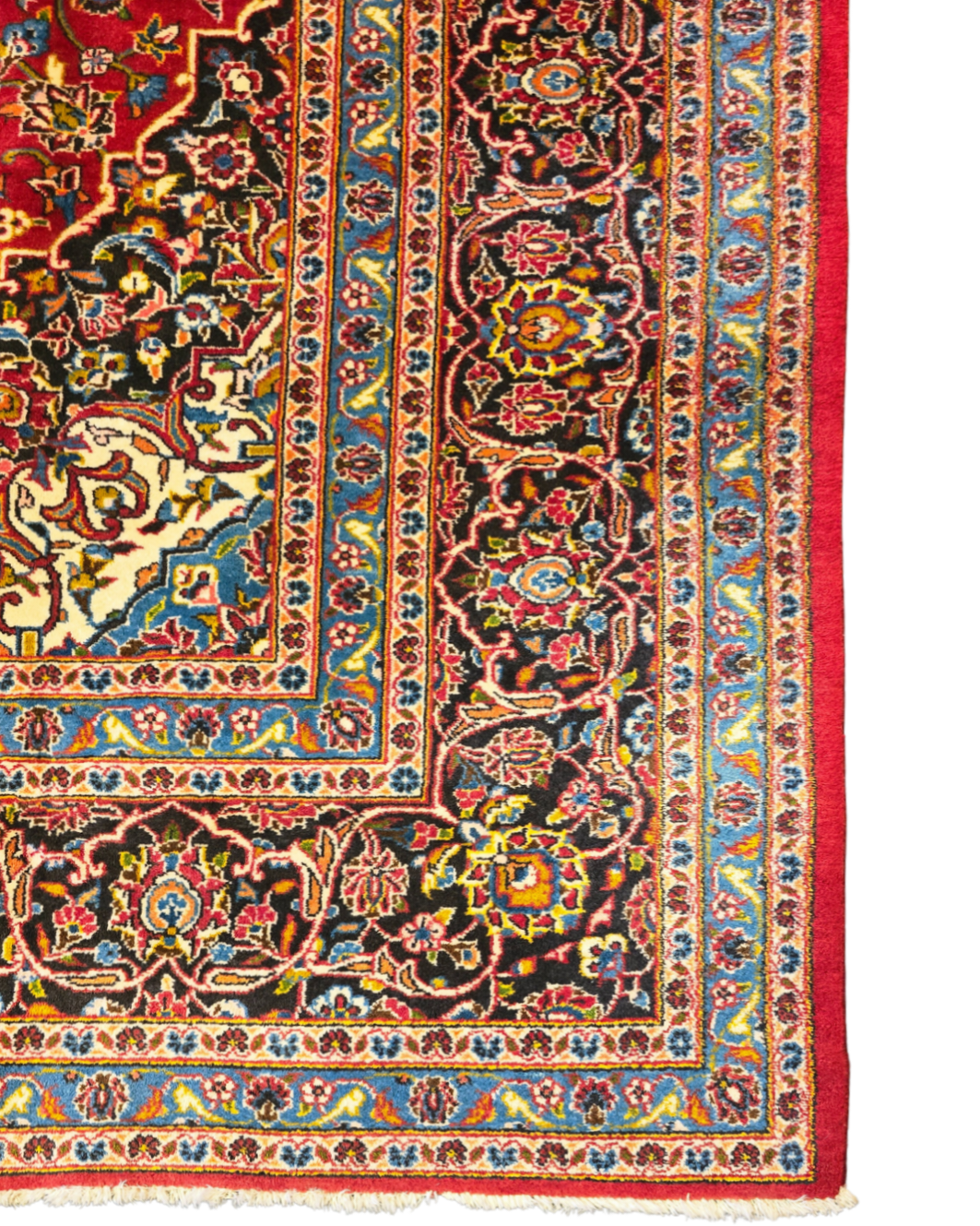 Groot Perzisch tapijt Kashan 365x240 wollen vloerkleed iran