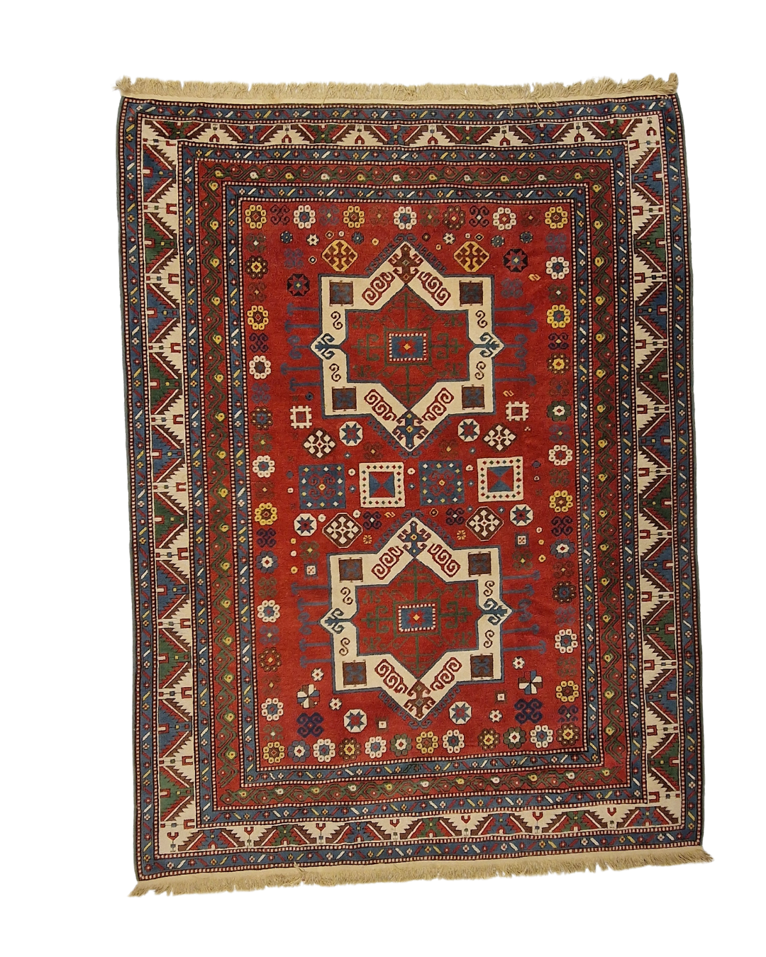 Perzisch tapijt Kazach 280x200 wollen vloerkleed Azerbijan