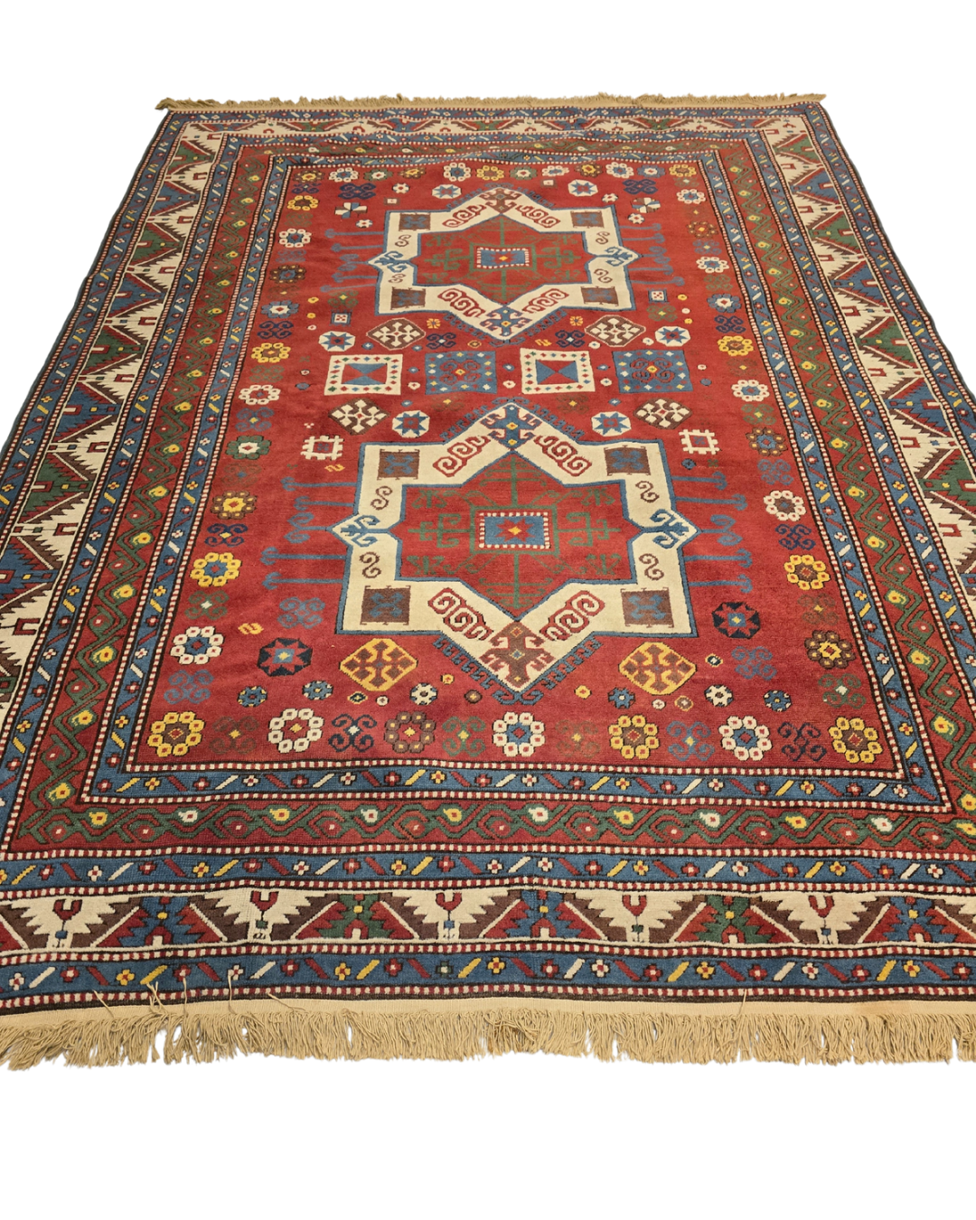 Perzisch tapijt Kazach 280x200 wollen vloerkleed Azerbijan