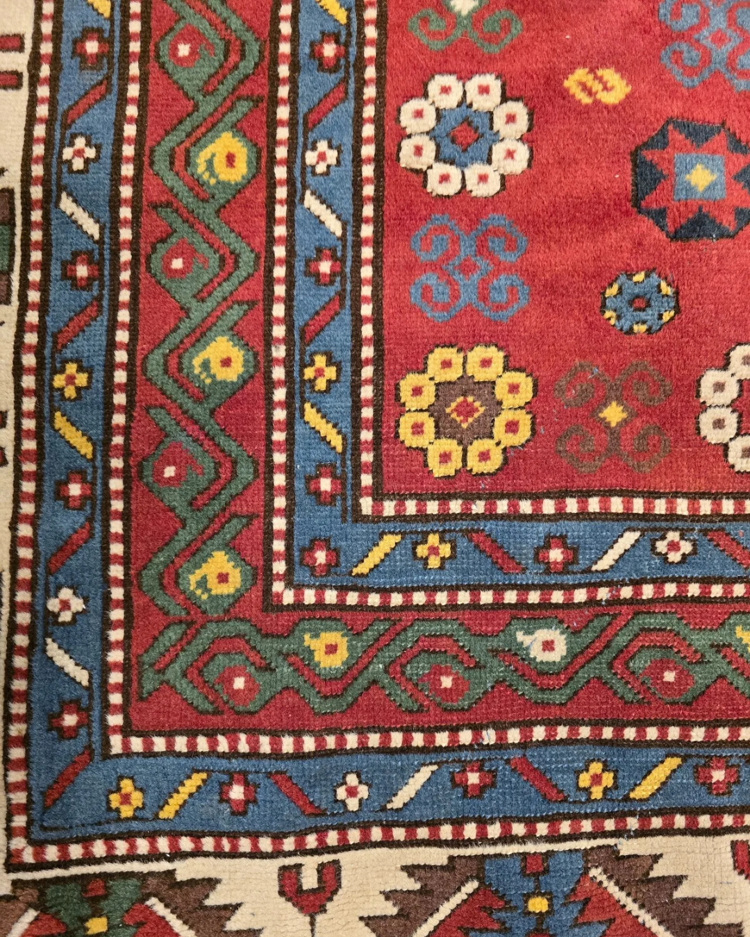 Perzisch tapijt Kazach 280x200 wollen vloerkleed Azerbijan