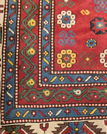 Perzisch tapijt Kazach 280x200 wollen vloerkleed Azerbijan