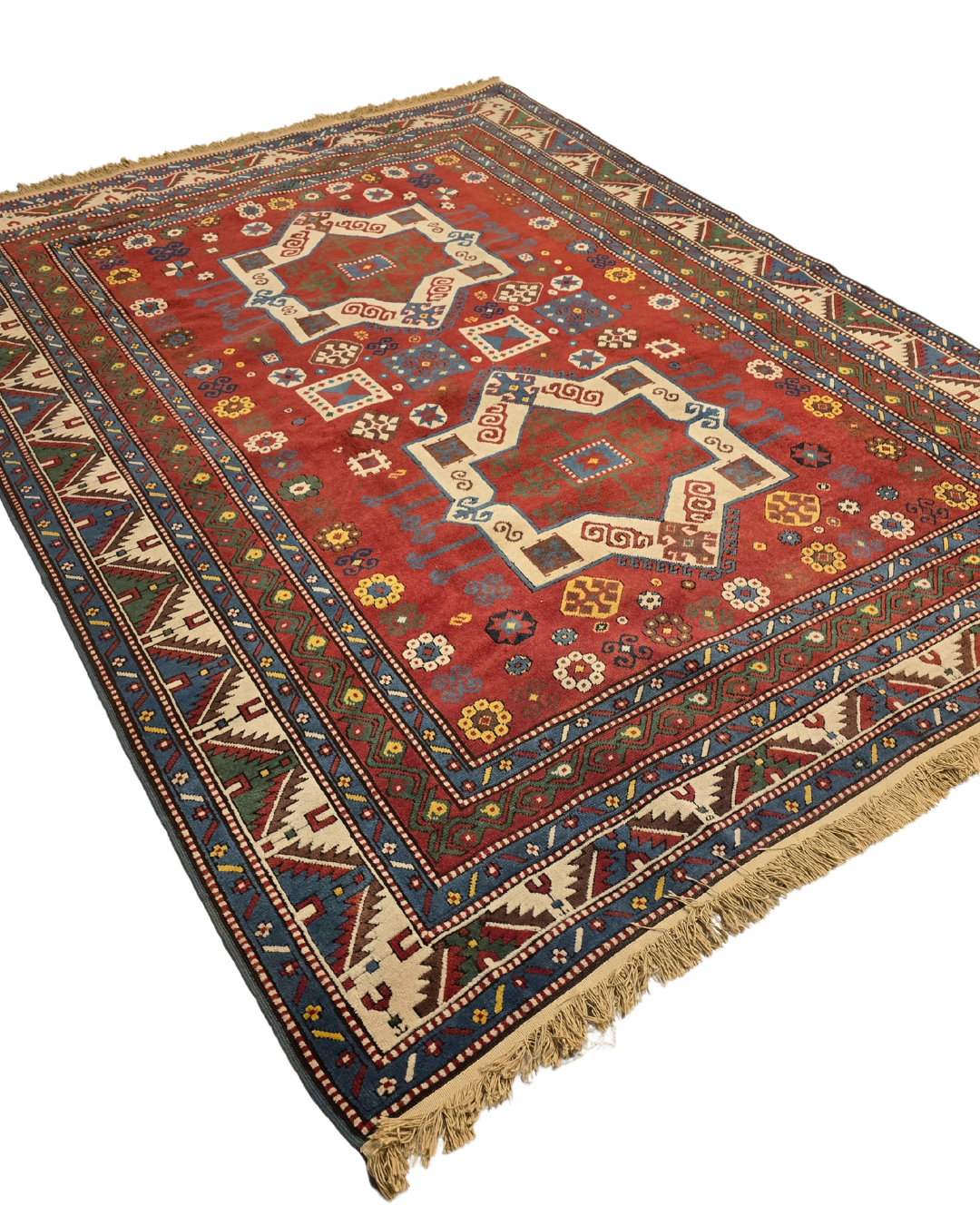 Perzisch tapijt Kazach 280x200 wollen vloerkleed Azerbijan