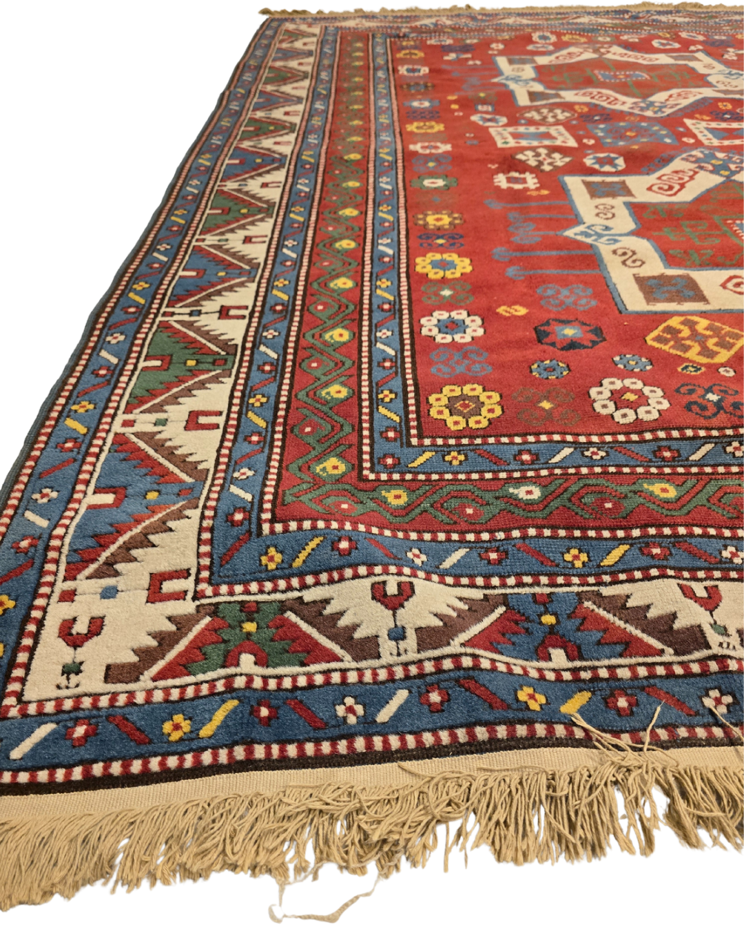 Perzisch tapijt Kazach 280x200 wollen vloerkleed Azerbijan