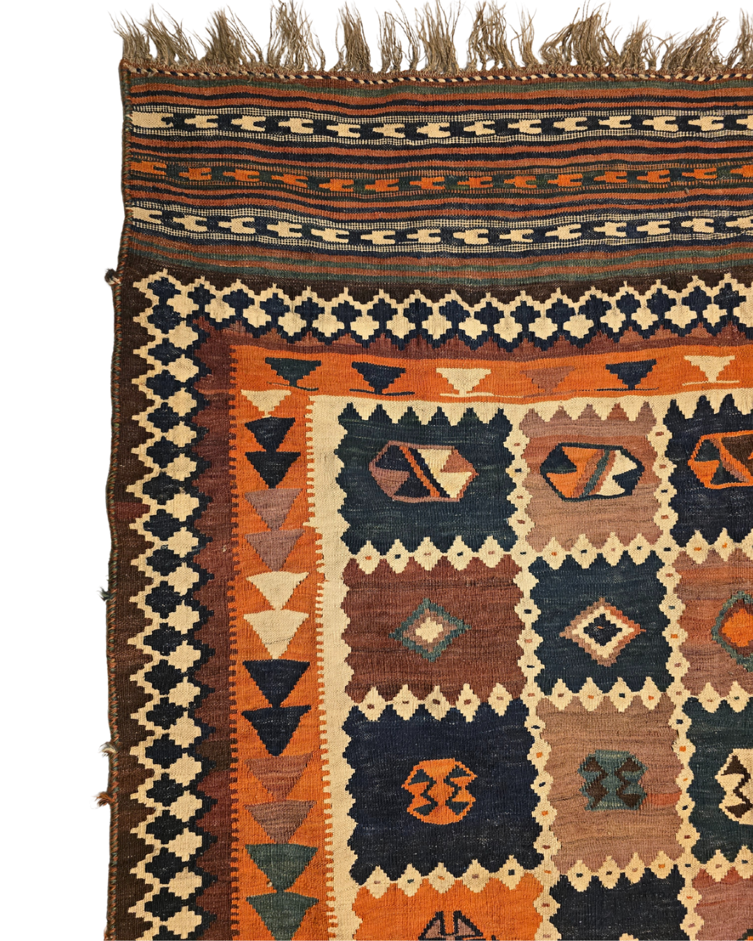 Kelim Karabach Azerbijan ANTIEK 280x170 wollen vloerkleed handgeknoopt